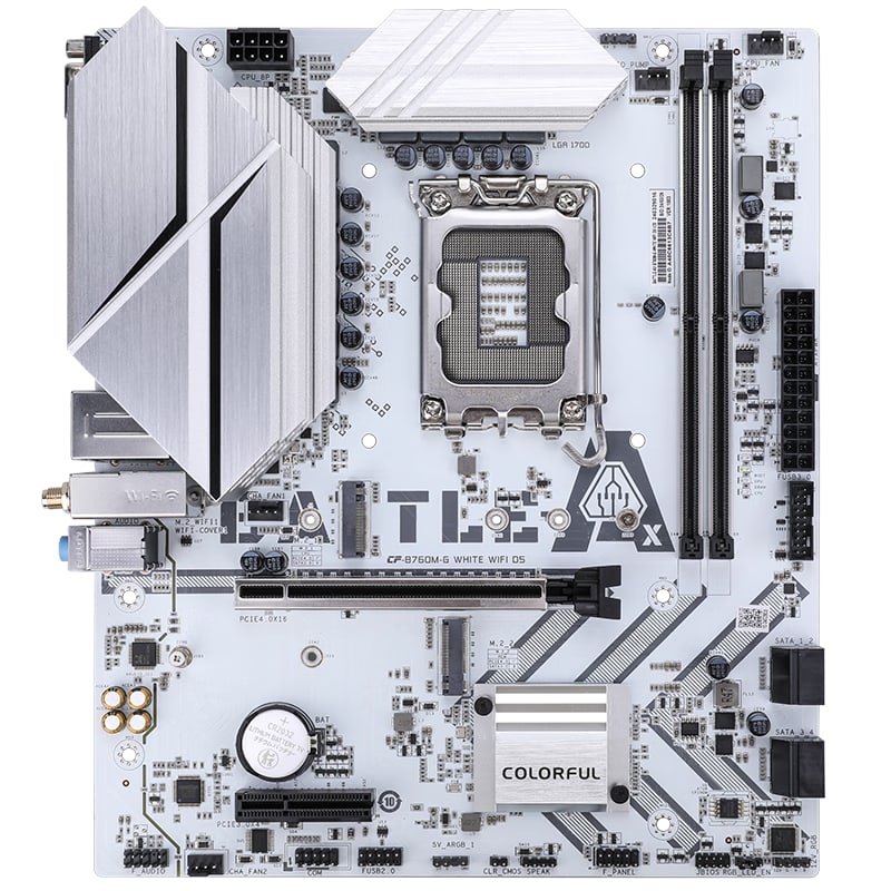 七彩虹 BATTLE-AX B760M-G WHITE WIFI D5 小冷钢DDR5