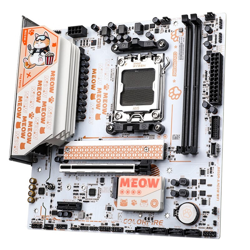 七彩虹 B850 COLORFIRE M A MEOW WIFI VER1.4 DDR5