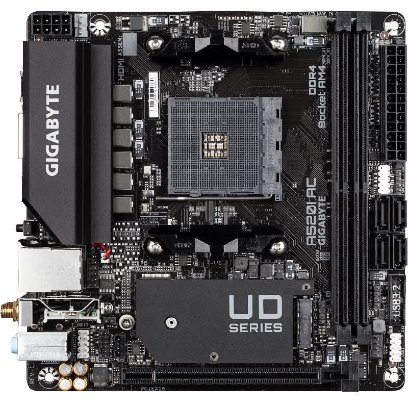 技嘉 A520I AC迷你ITX WIFI5 DDR4