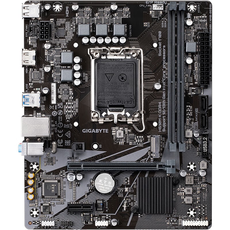 技嘉 H610M K DDR4