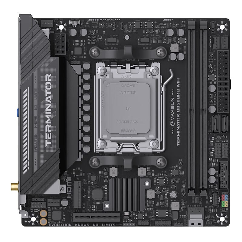 铭瑄 终结者 B850BKB WIFI背靠背ITX