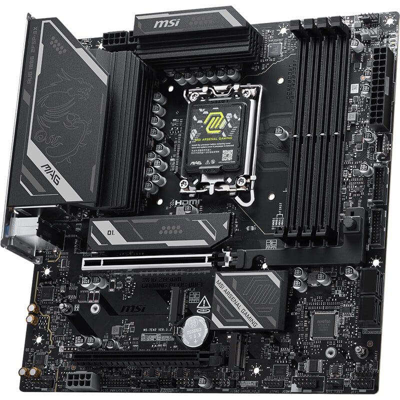 微星 Z890M GAMING PLUS WIFI小黑龙