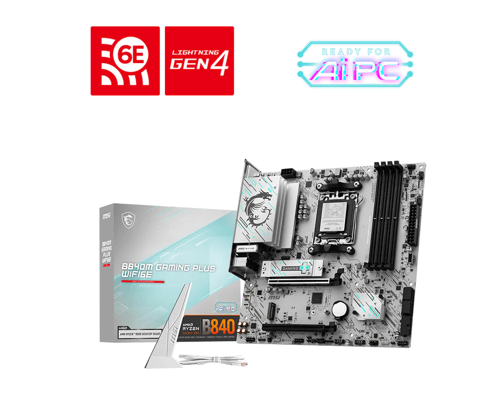 微星 B840M GAMING PLUS WIFI6E