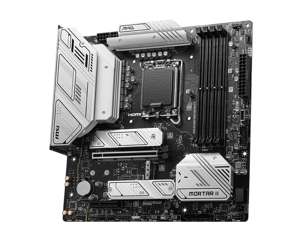 微星 MAG B760M MORTAR WIFI II DDR5迫击炮
