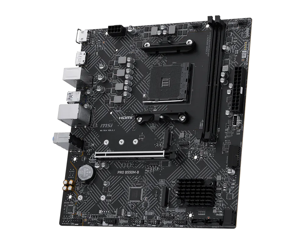 微星 PRO B550M-B DDR4