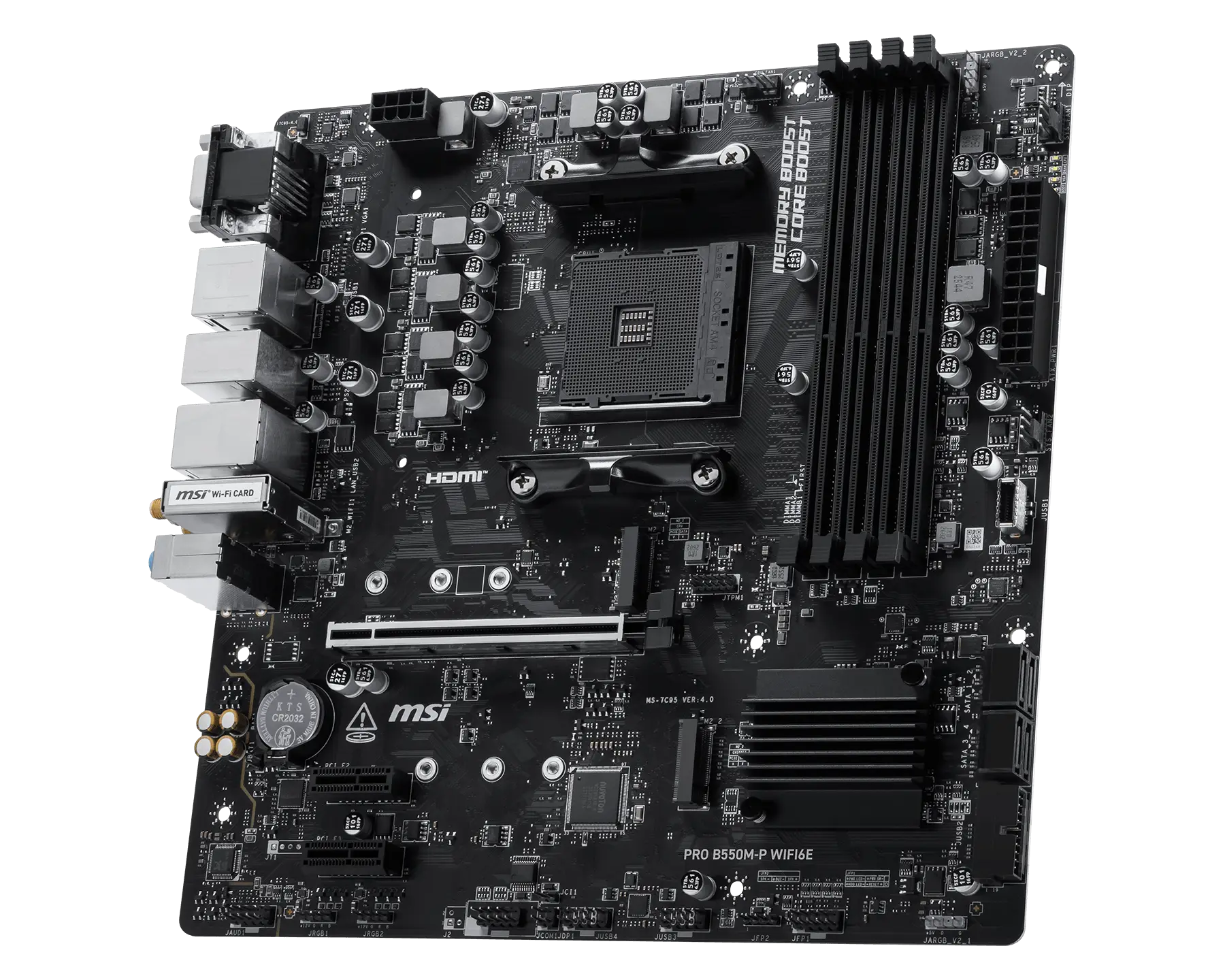 微星 PRO B550M-P WIFI6E DDR4