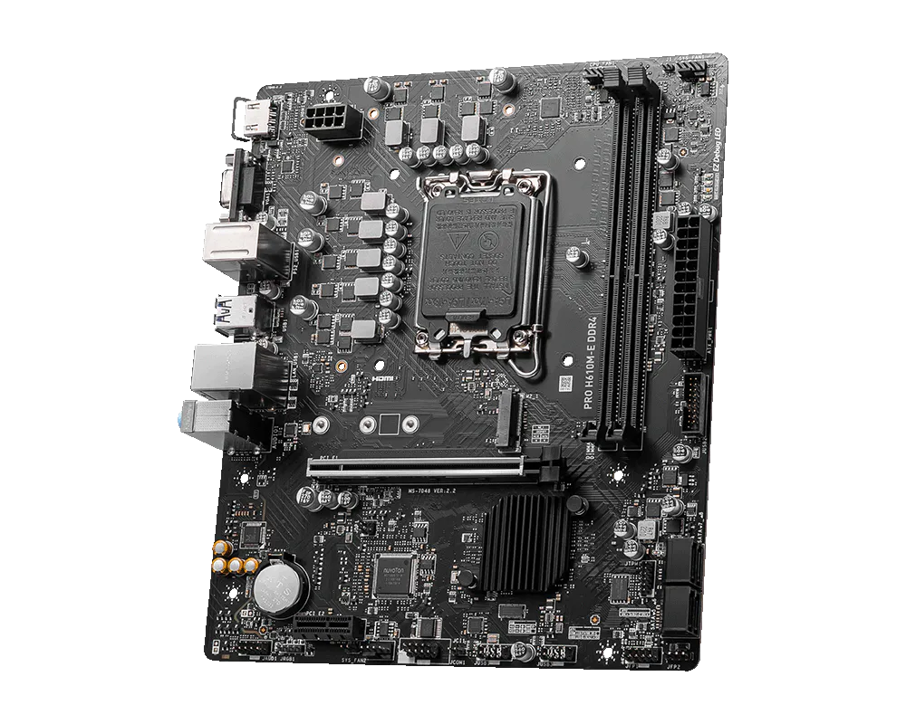 微星 PRO H610M-E DDR4