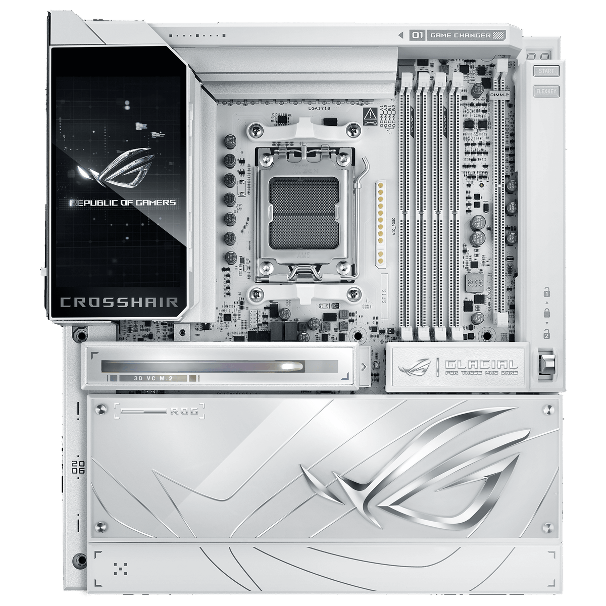 华硕 ROG CROSSHAIR X870E GLACIAL