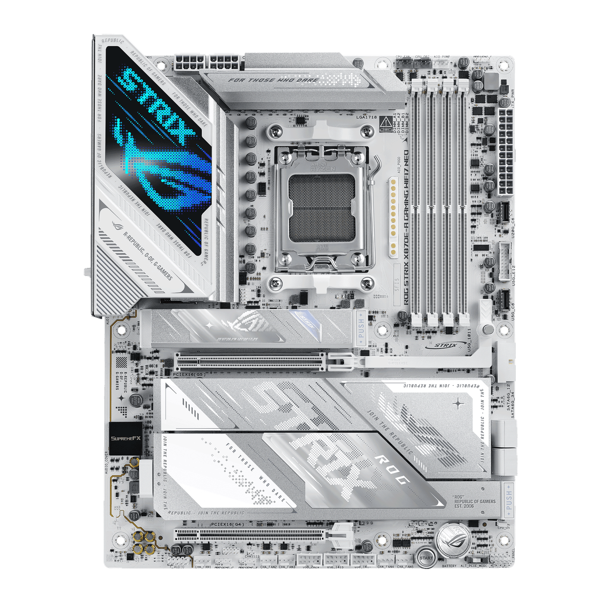 华硕 ROG STRIX X870E-A GAMING WIFI7 NEO吹雪