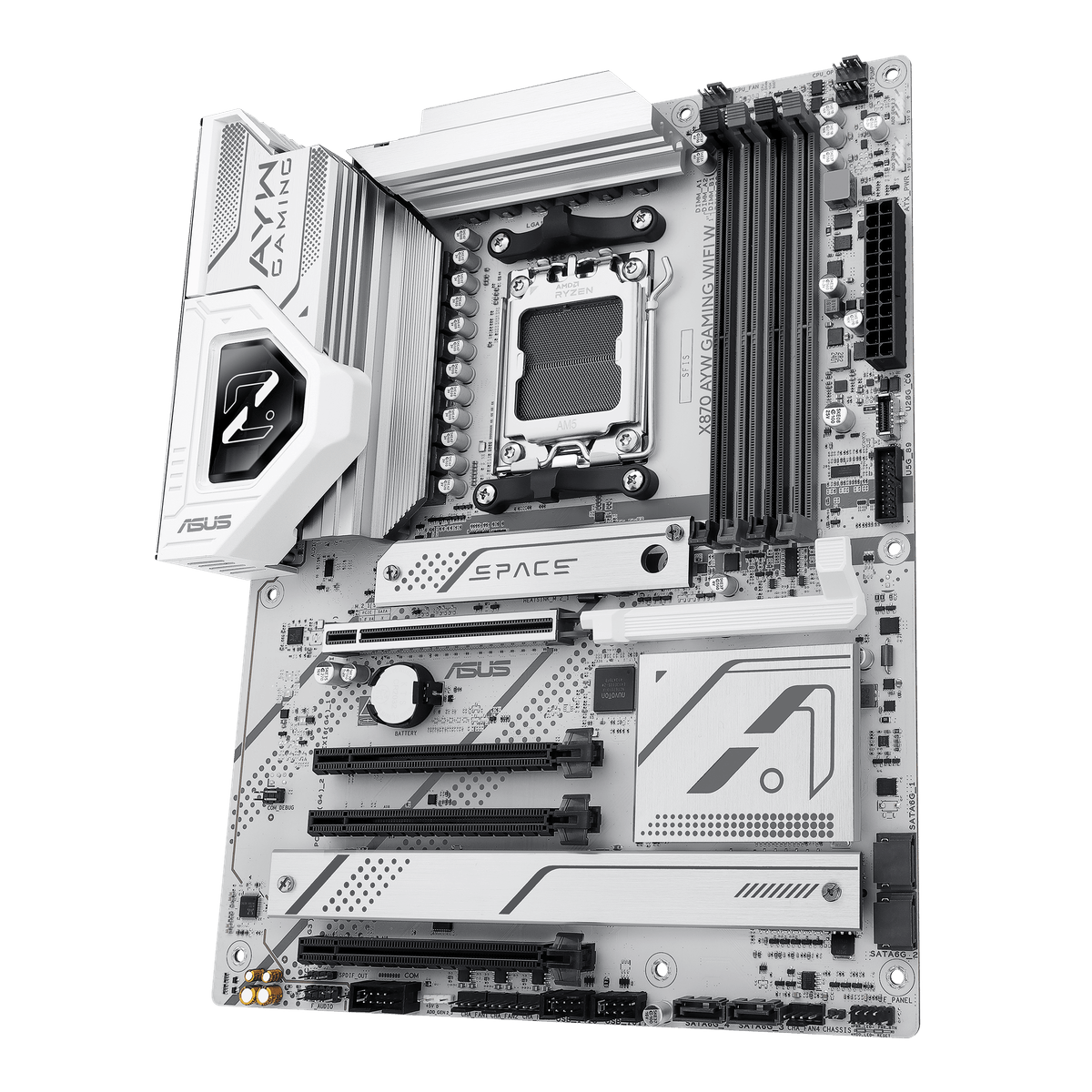 华硕 X870 AYW GAMING WIFI W 哎呦喂