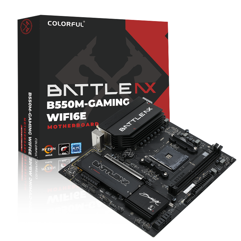 七彩虹 BATTLE-AX B550M-GAMING WIFI6E V14 战斧DDR4