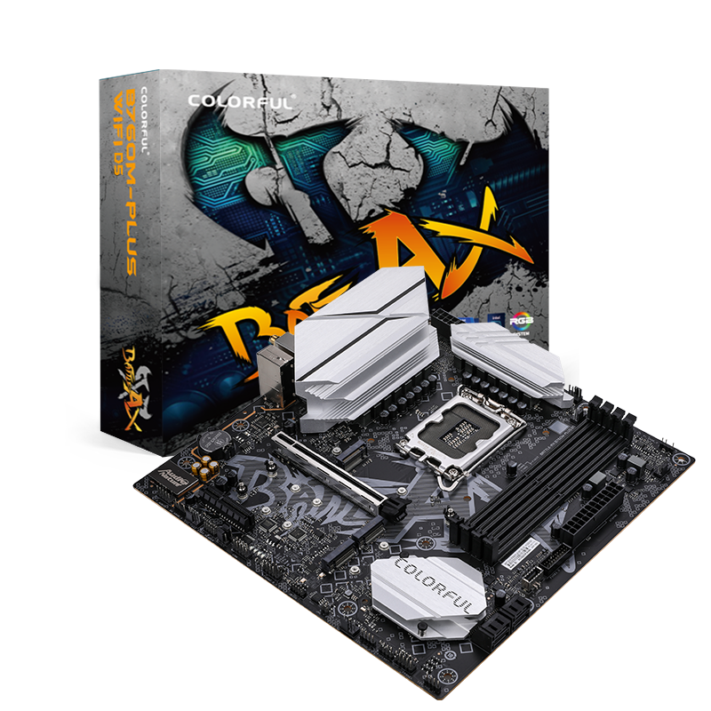 七彩虹 BATTLE-AX B760M-PLUS WIFI D5 V20 黑刃DDR5
