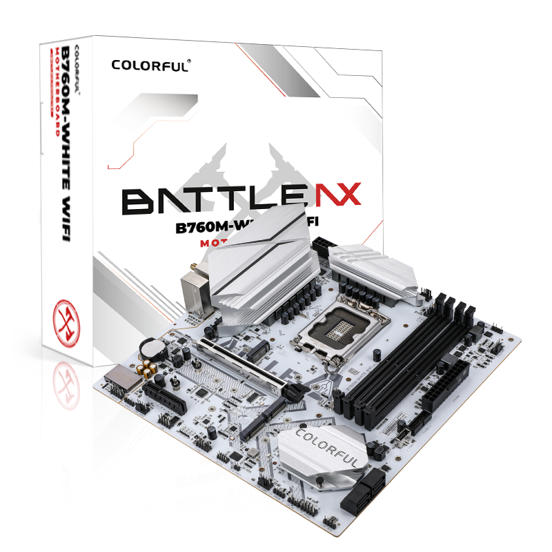 七彩虹 BATTLE-AX B760M-WHITE WIFI V21 冷钢DDR4