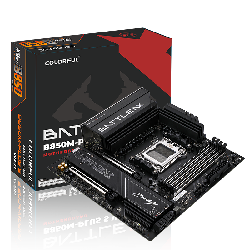 七彩虹 BATTLE-AX B850M-PLUS S WIFI7 V14 超级黑刃DDR5