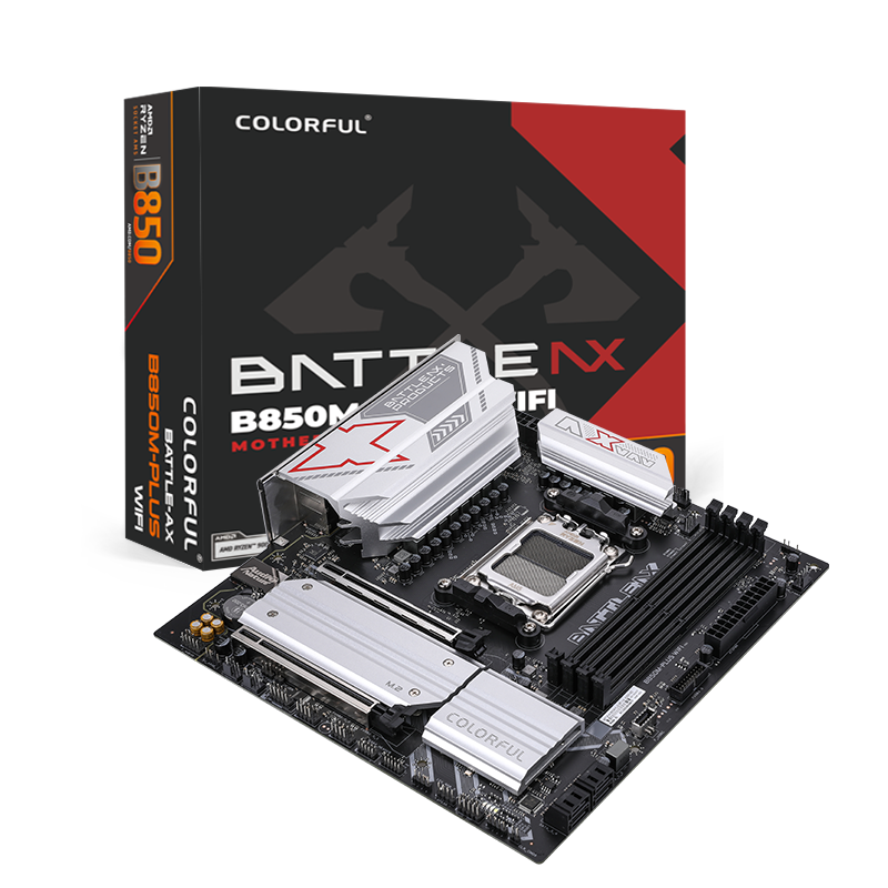 七彩虹 BATTLE-AX B850M-PLUS WIFI V14 黑刃DDR5