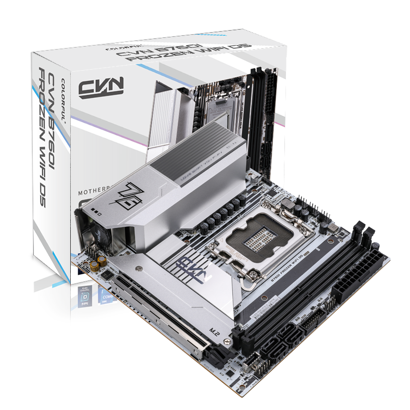 七彩虹 CVN B760I FROZEN WIFI D5 V20 登陆舰DDR5