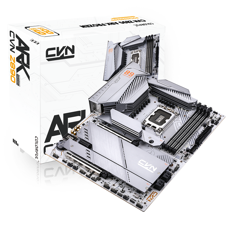 七彩虹 CVN Z890 ARK FROZEN V20 方舟DDR5