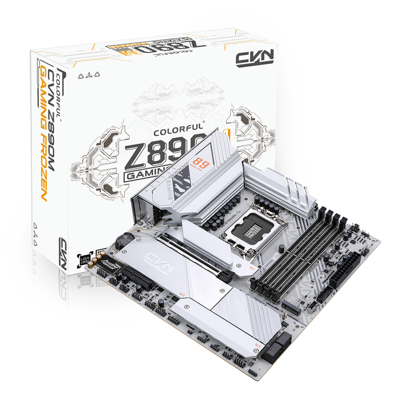 七彩虹 CVN Z890M GAMING FROZEN V20 战列舰DDR5