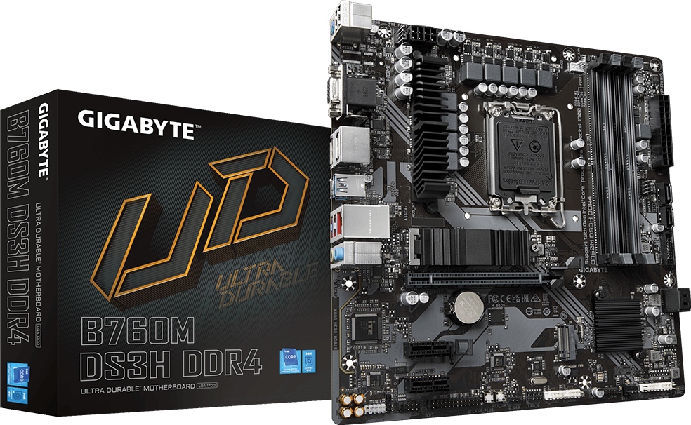 技嘉 超耐久 B760M DS3H DDR4