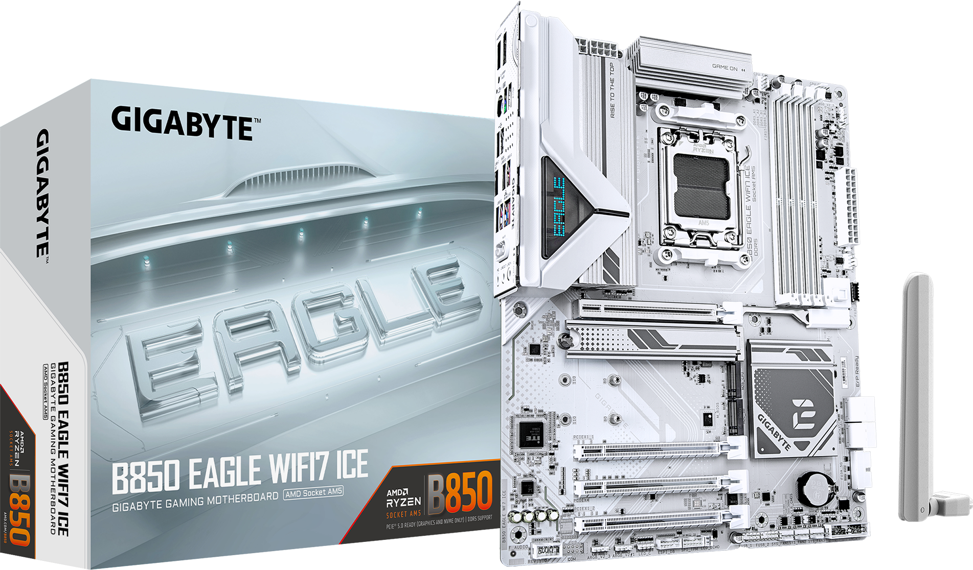 技嘉 冰猎鹰B850 EAGLE WIFI7 ICE DDR5