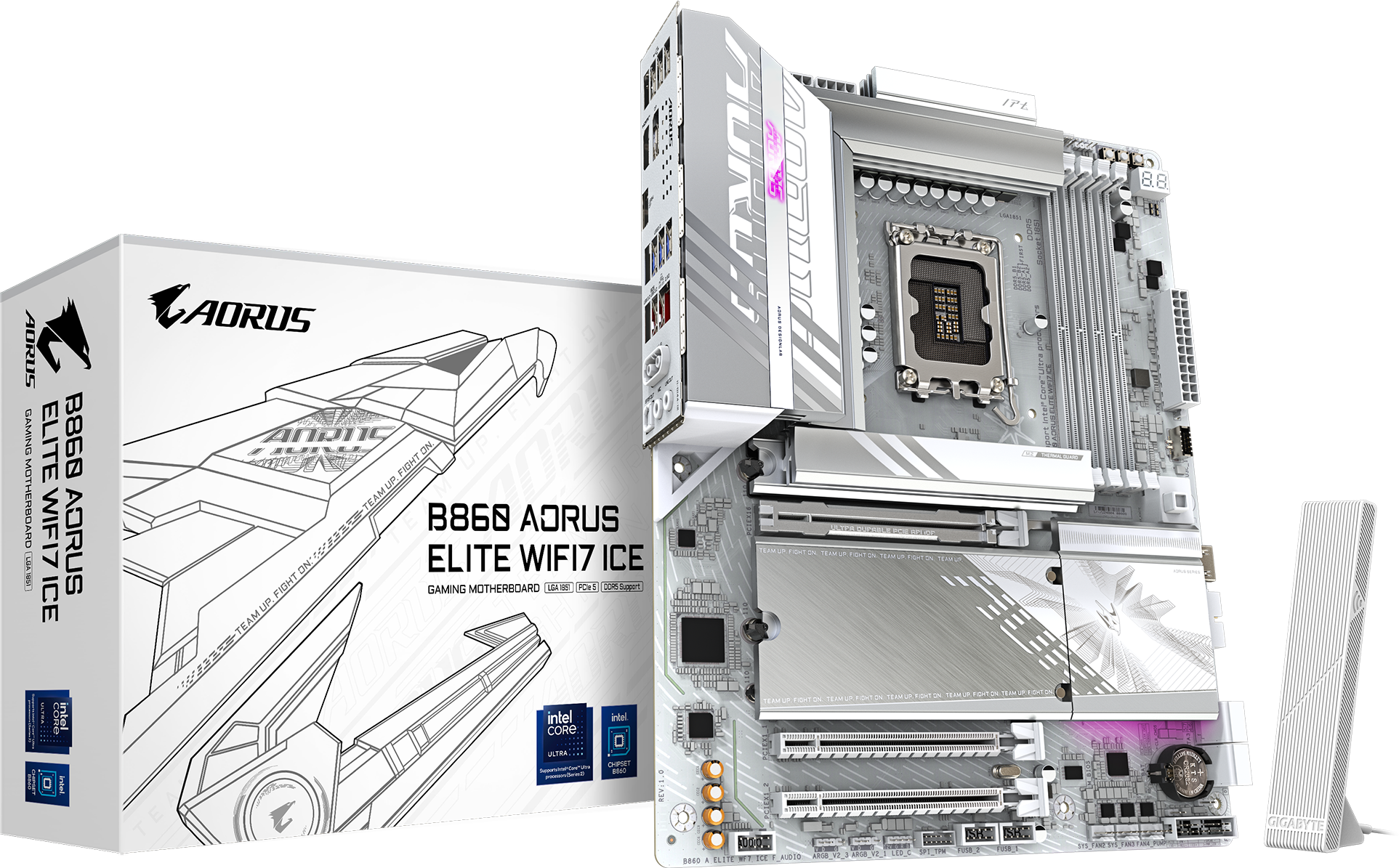 技嘉 冰雕B860 AORUS ELITE WIFI7 ICE DDR5