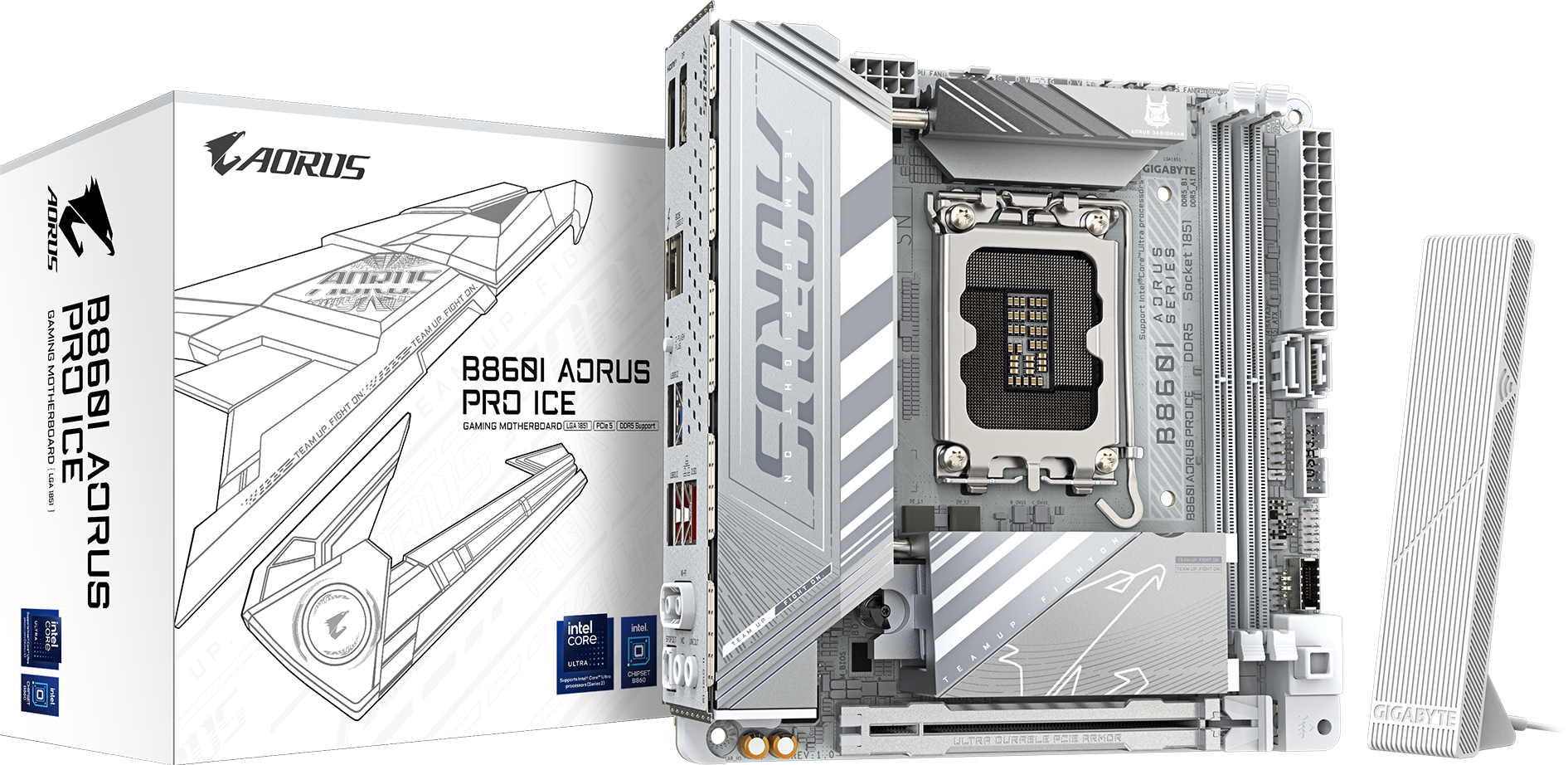 技嘉 冰雕B860I AORUS PRO ICE迷你DDR5
