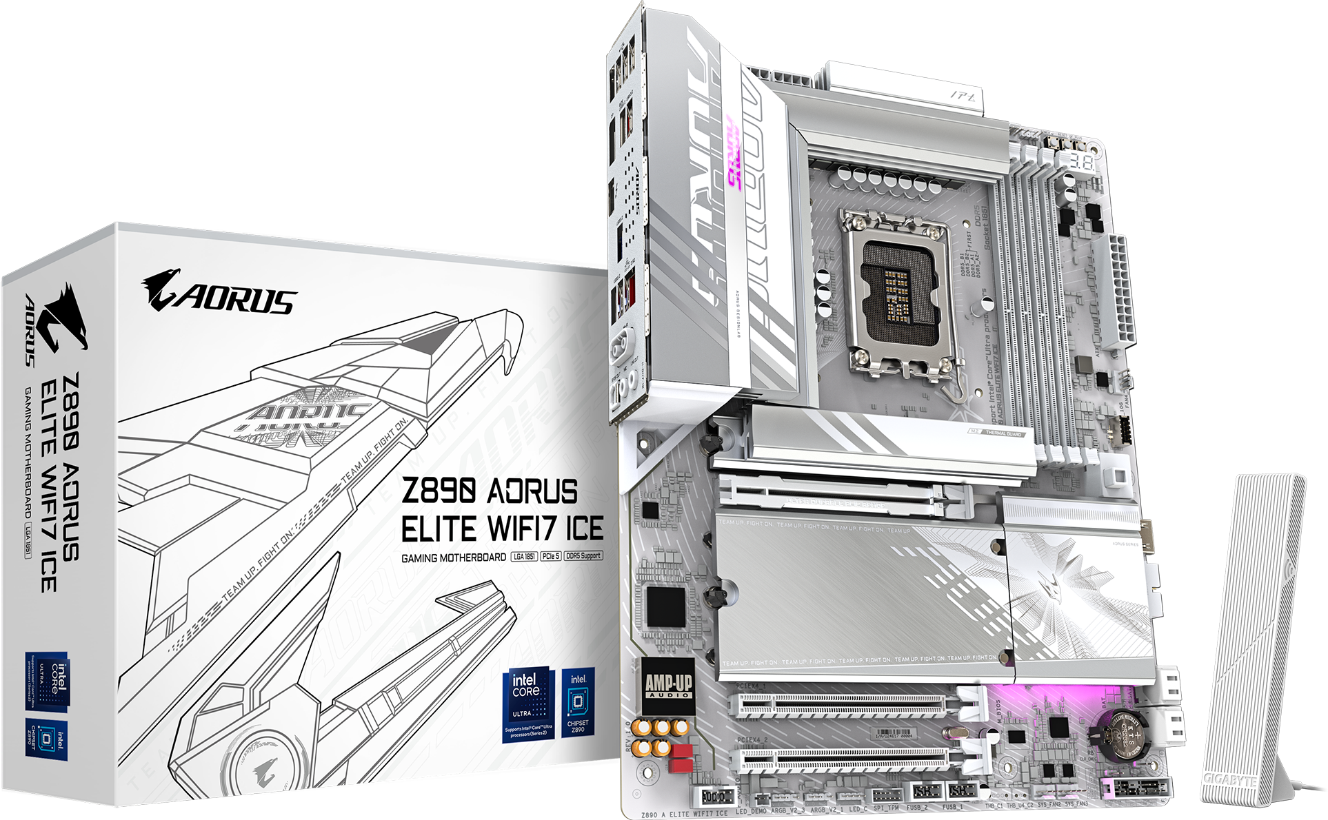 技嘉 冰雕Z890 AORUS ELITE WIFI7 ICE DDR5