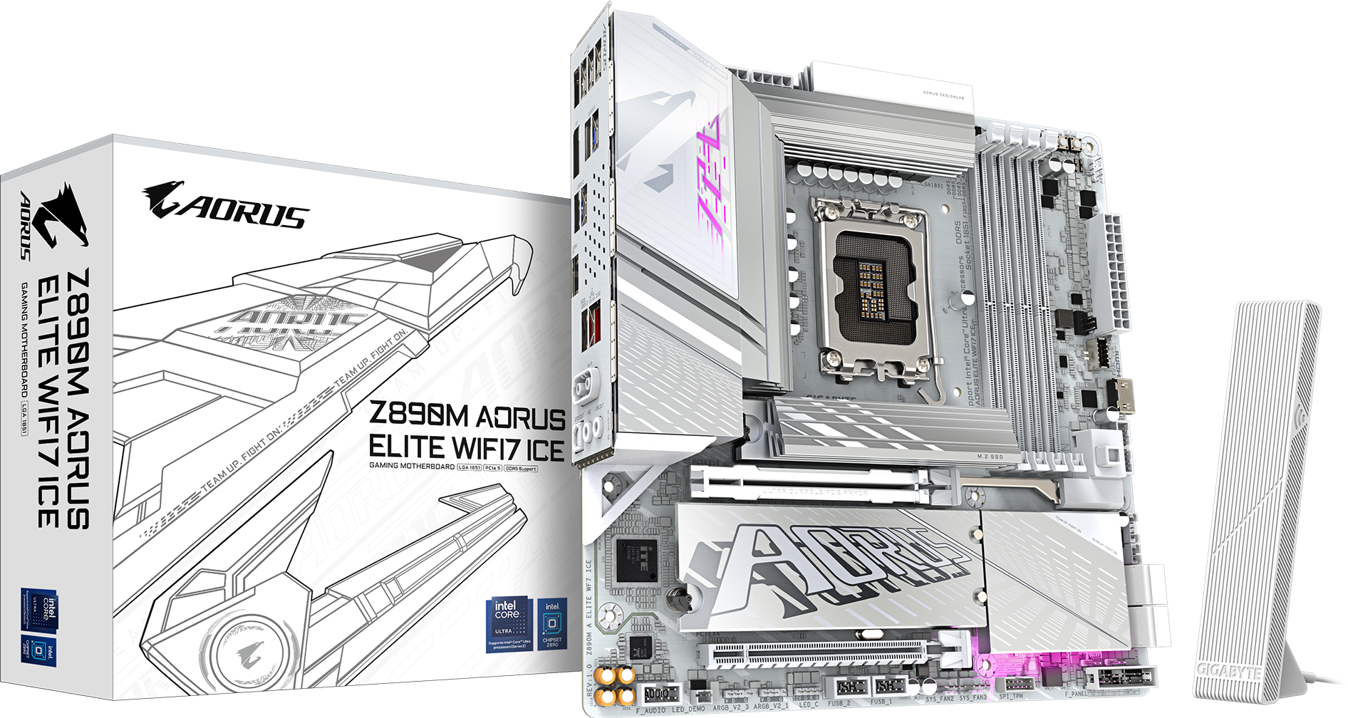 技嘉 冰雕Z890M AORUS ELITE WIFI7 ICE DDR5