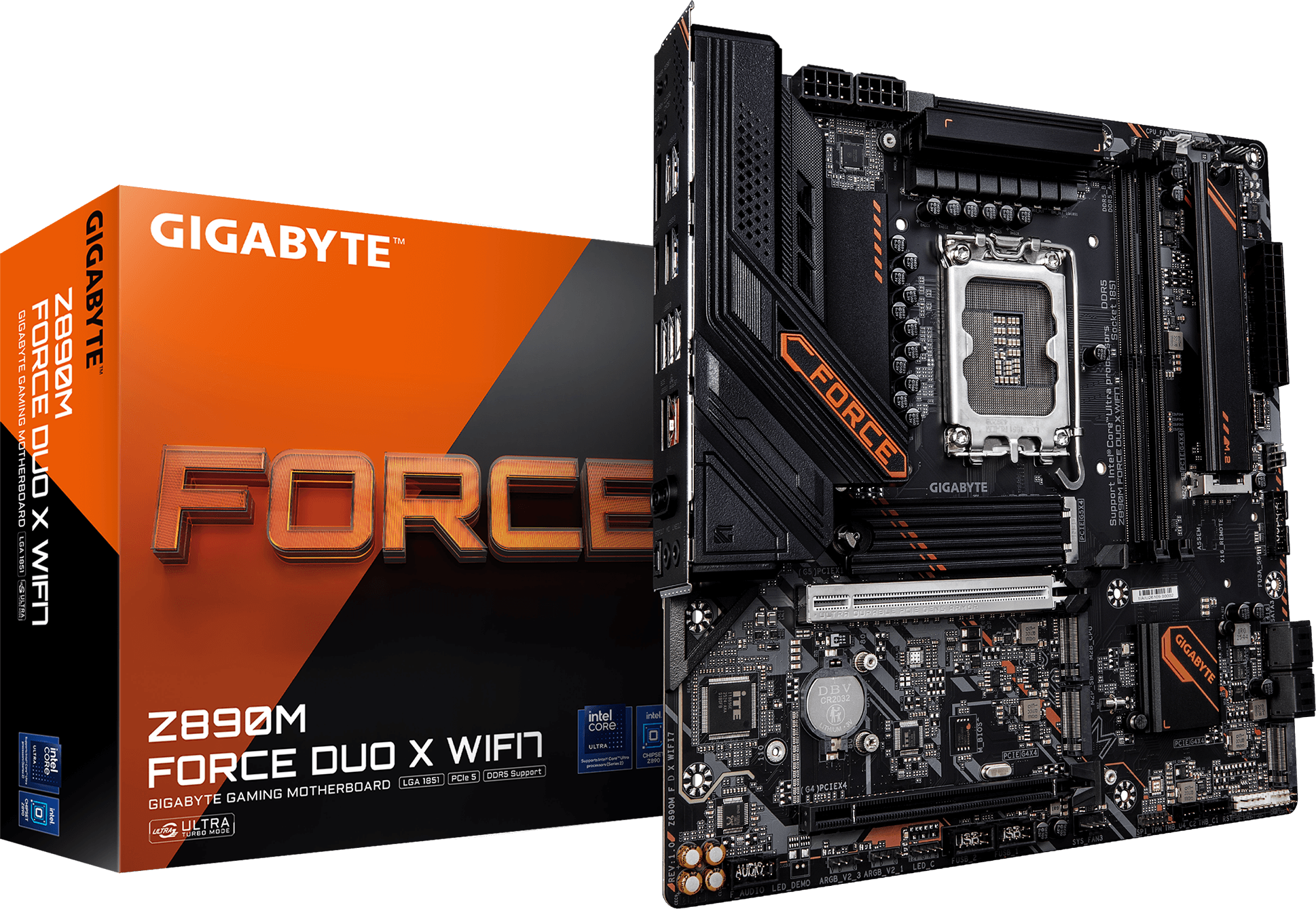 技嘉 战鹰Z890M FORCE DUO X WIFI7 DDR5