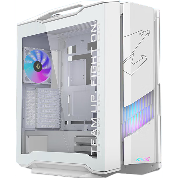 技嘉 隐藏式背线钢化玻璃侧透兼容水冷 信仰雕 AC601GI【420