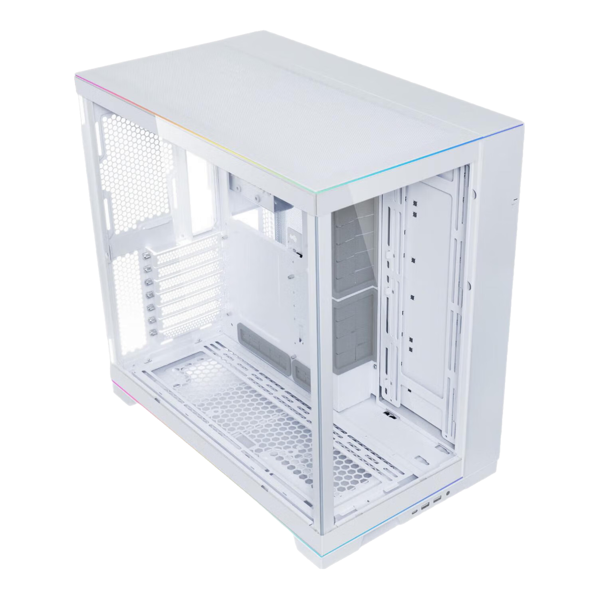 联力 竞白色360水冷 ATX O11DEVO RGB包豪斯