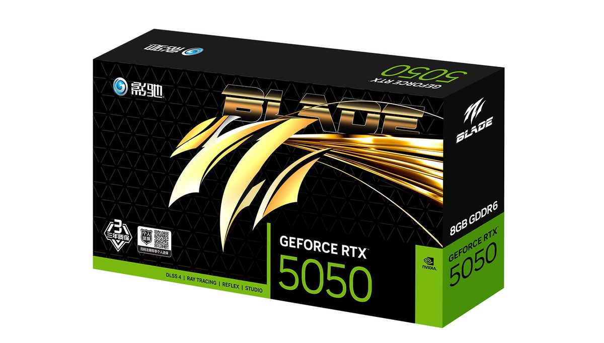 影驰 GeForce RTX 5050 魔刃 OC 图片 8