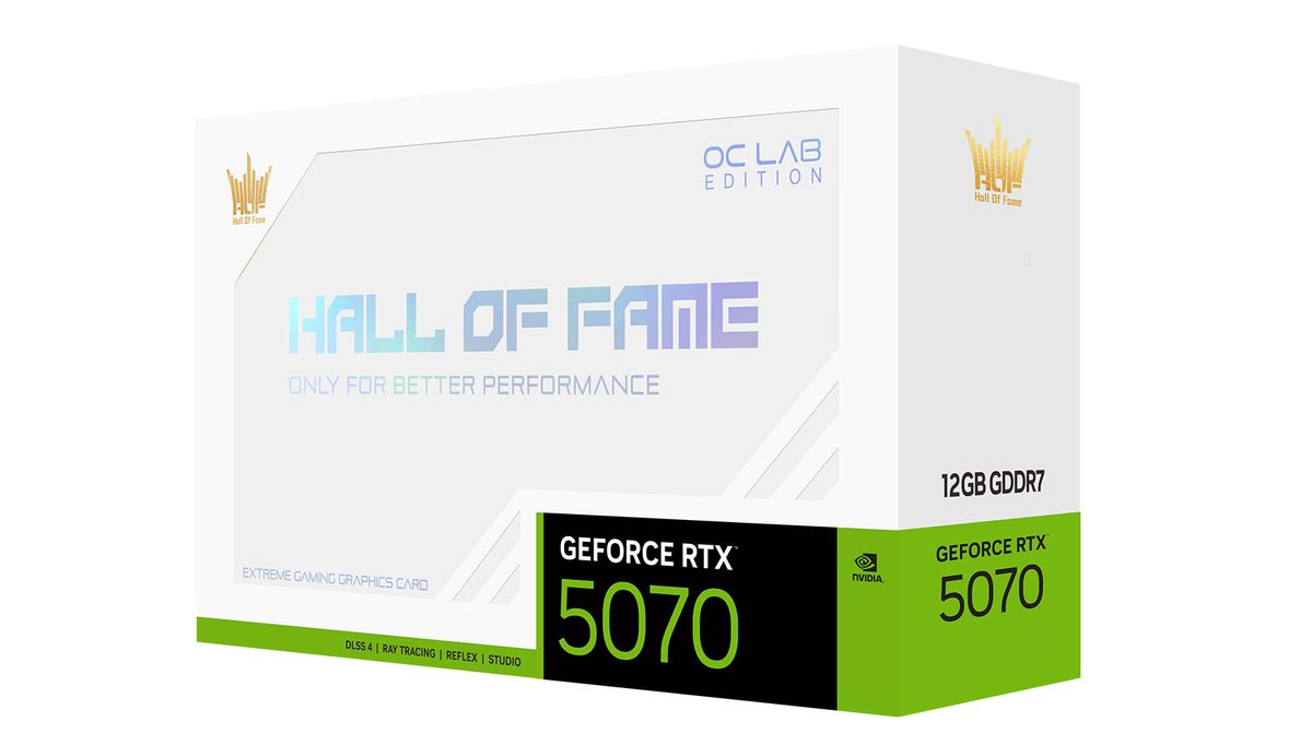影驰 GeForce RTX 5070 名人堂 OC LAB Deluxe-X 图片 9
