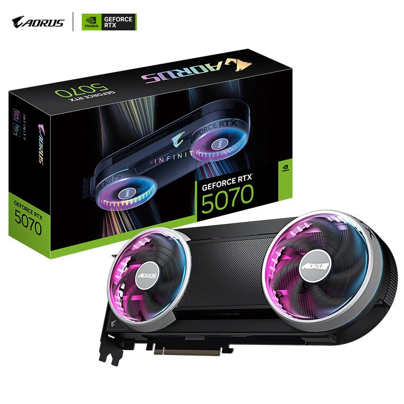 技嘉 AORUS GeForce RTX 5070 INFINITY 12G 图片 2