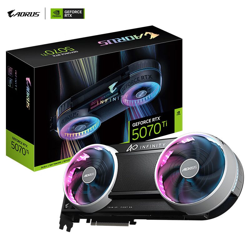 技嘉 AORUS GeForce RTX 5070 Ti INFINITY 16G 图片 2
