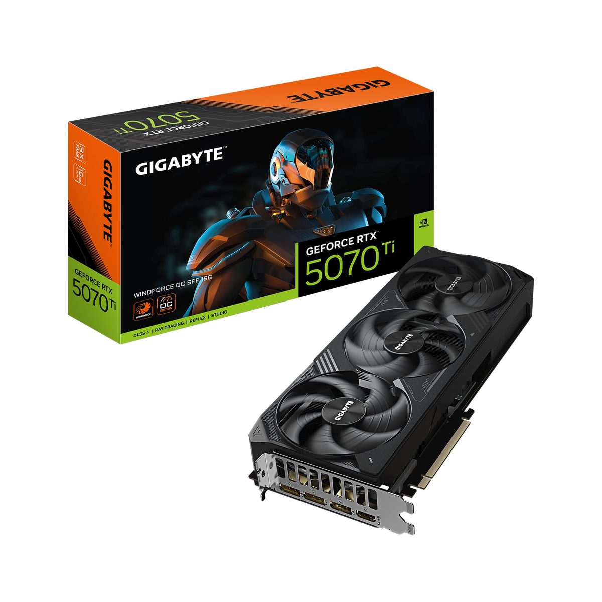 技嘉 GeForce RTX 5070 Ti WINDFORCE OC SFF 16G 图片 2