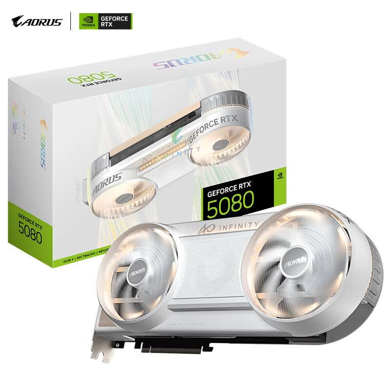 技嘉 AORUS GeForce RTX 5080 INFINITY WOOD 16G 图片 2