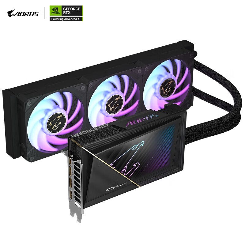 技嘉 AORUS GeForce RTX 5080 XTREME WATERFORCE 16G 图片 3