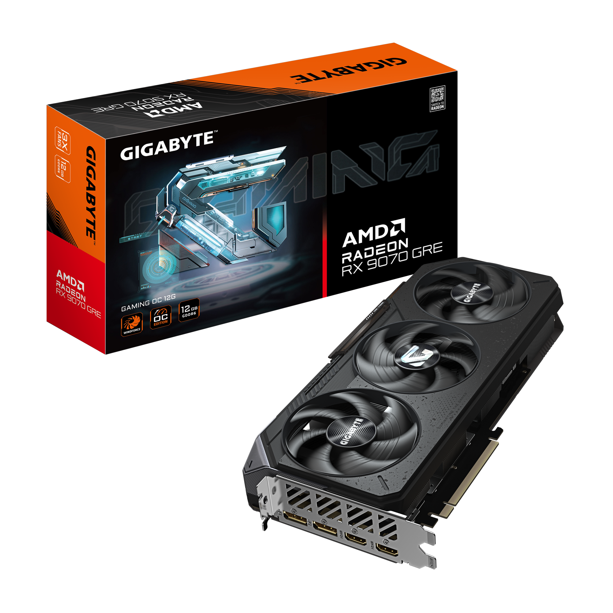 Radeon RX 9070 GRE GAMING OC 12G