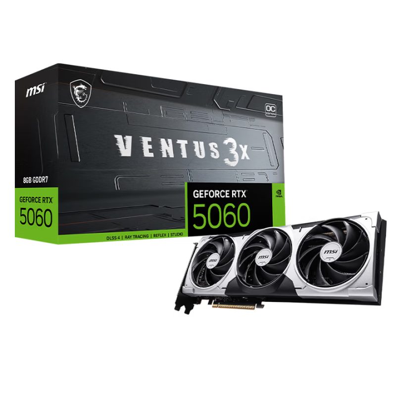 微星 RTX 5060 8G VENTUS 3X 图片 2