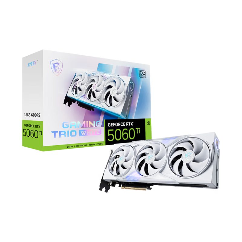 微星 GAMING TRIO RTX 5060 Ti 16G GAMING TRIO OC WHITE 图片 2