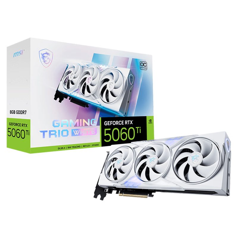 微星 GAMING TRIO RTX 5060 Ti 8G GAMING TRIO OC WHITE 图片 4