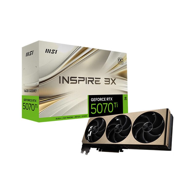 微星 INSPIRE RTX 5070 Ti 16G INSPIRE 3X OC PLUS 图片 6