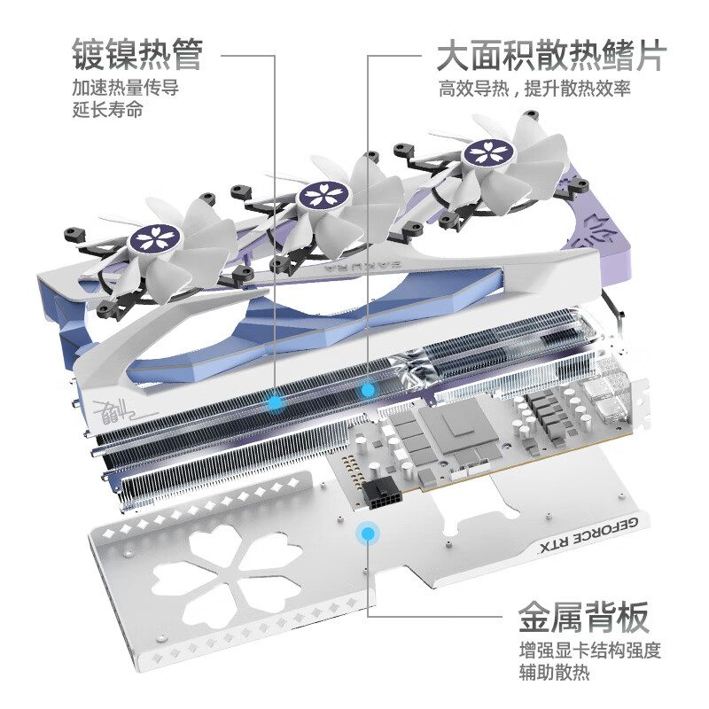 盈通 樱瞳 盈通 RTX5070 - 12G DDR7 樱瞳花嫁 OC 图片 5