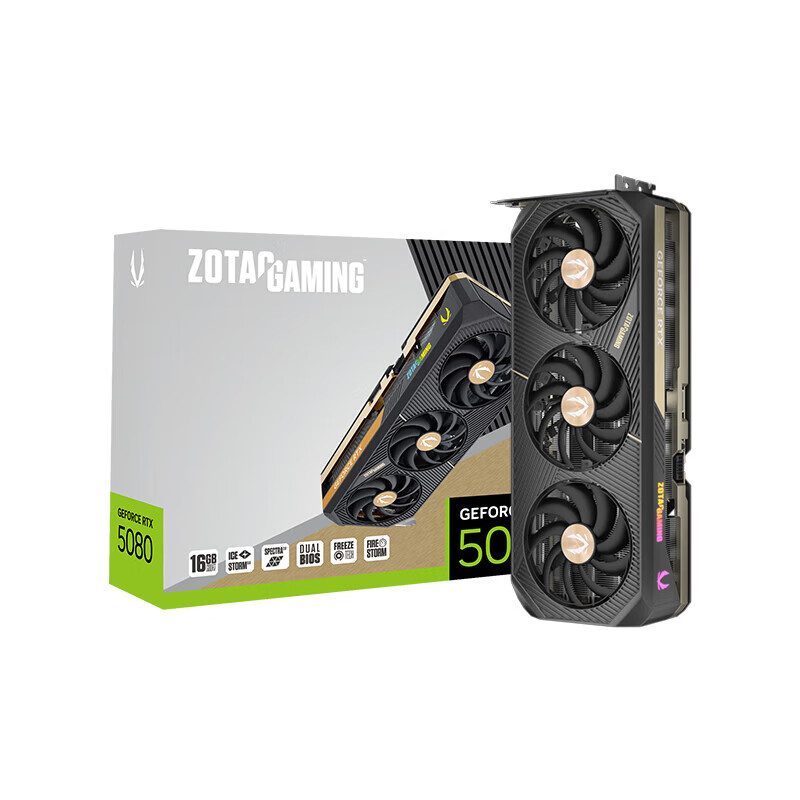 索泰 solid zotac GEFORCE RTX 5080 16gb solid 图片 2