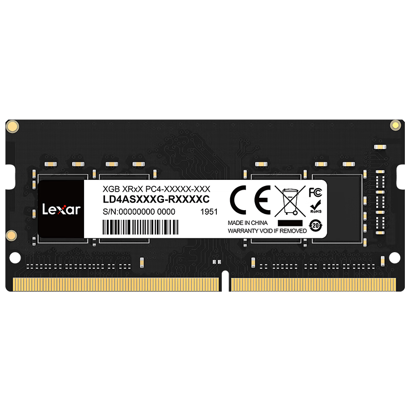 雷克沙 普条 DDR4 16G 3200MHz 笔记本