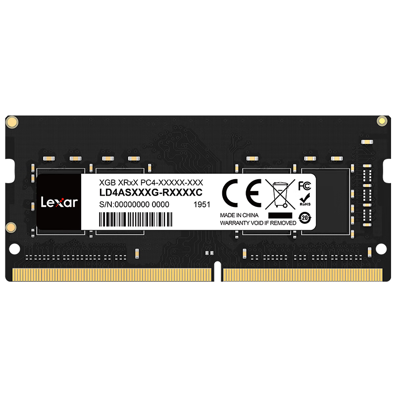 雷克沙 普条 DDR4 32G 3200MHz 笔记本 商品图