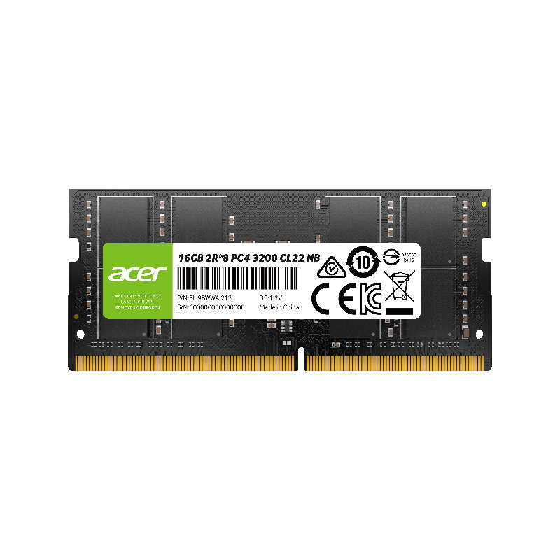 宏碁掠夺者 DDR4 16G 3200MHz C22 笔记本
