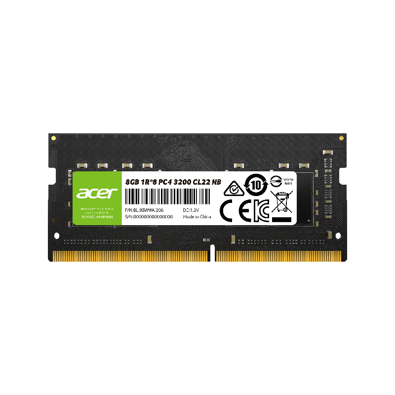 宏碁掠夺者 DDR4 8G 3200MHz C22 笔记本