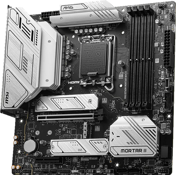 微星 MAG B760M MORTAR WIFI II DDR5迫击炮
